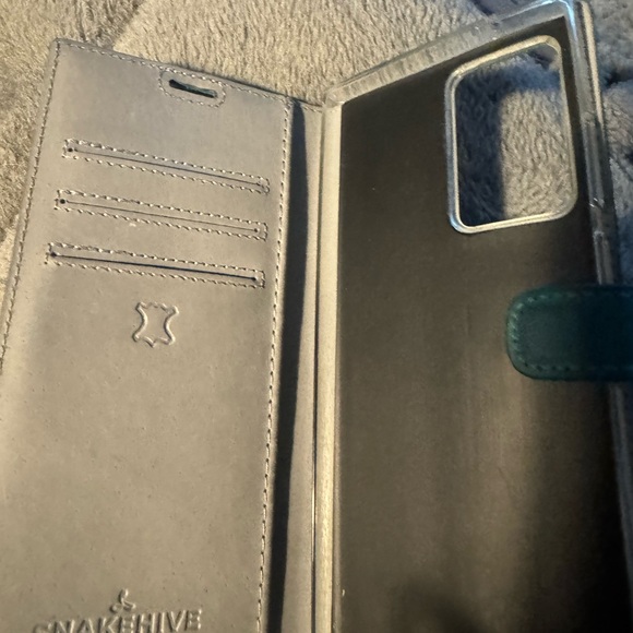 Snakehive teal leather case for Samsung Note 20 Ultra 5g - Picture 3 of 4